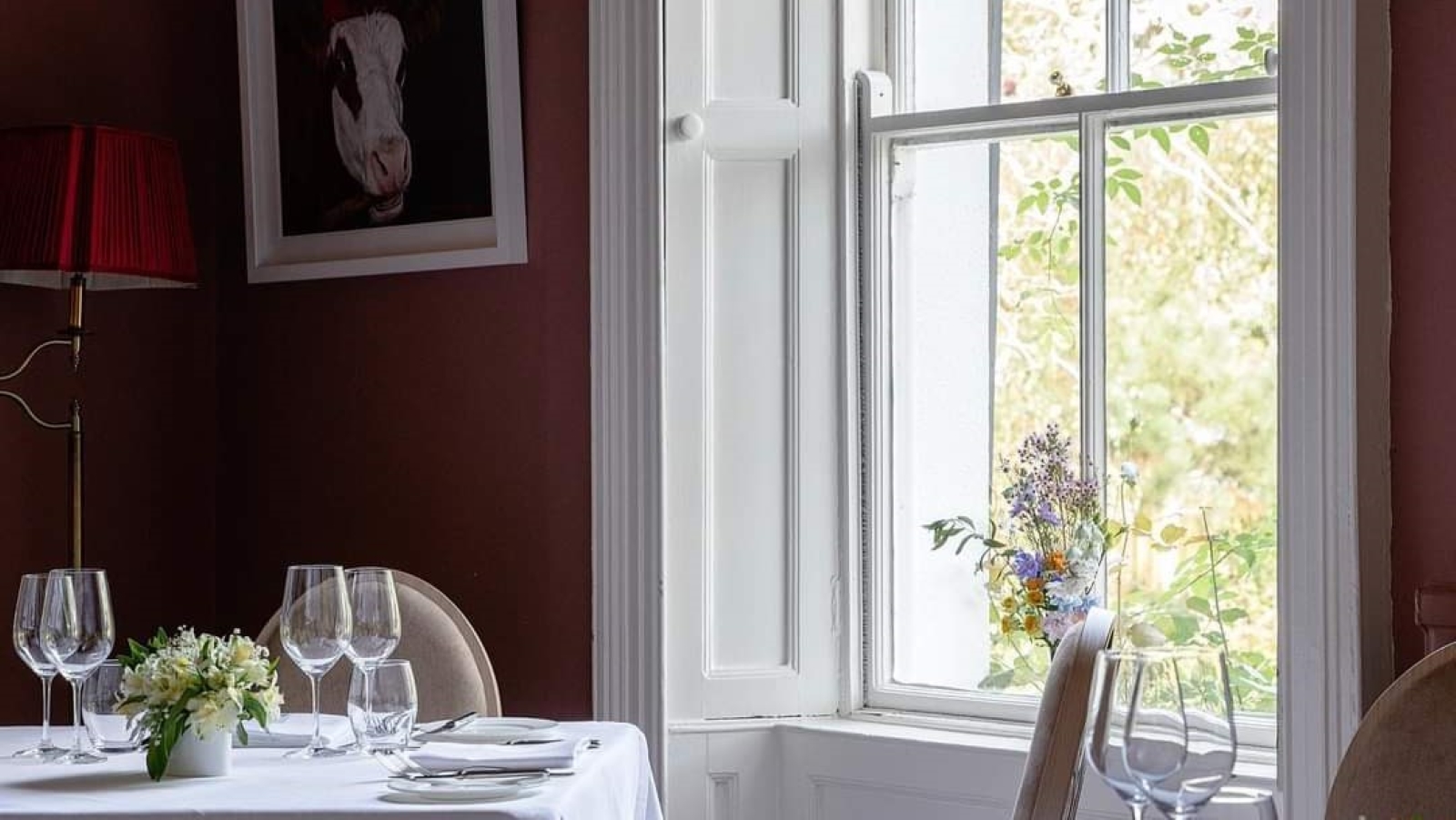 Interior dining room in the award-winning Signal Restaurant
